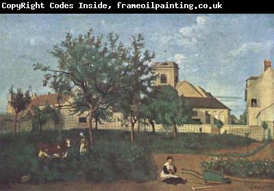 Jean Baptiste Camille  Corot Rosny-sur-Seine (mk11)